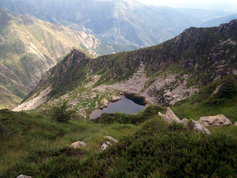 Colle Mologna piccola e lago Riazzale